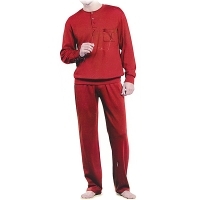 Пижама мужская "Cotton Words" Размер: 46, цвет: Amaranto (темно-красный) 6544 артикул 1875b.