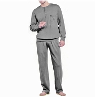 Пижама мужская "Cotton Words" Размер: 48, цвет: Grigio Melange Scuro (серый) 6544 артикул 1877b.