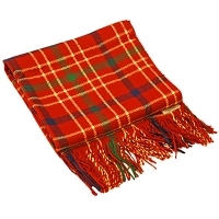 Плед "Escocia", цвет: красный, 130х170 артикул 1885b.