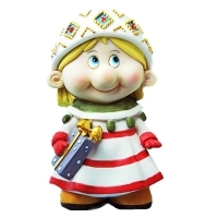 Новогодняя декоративная фигурка "Гном" 17288 артикул 1984b.